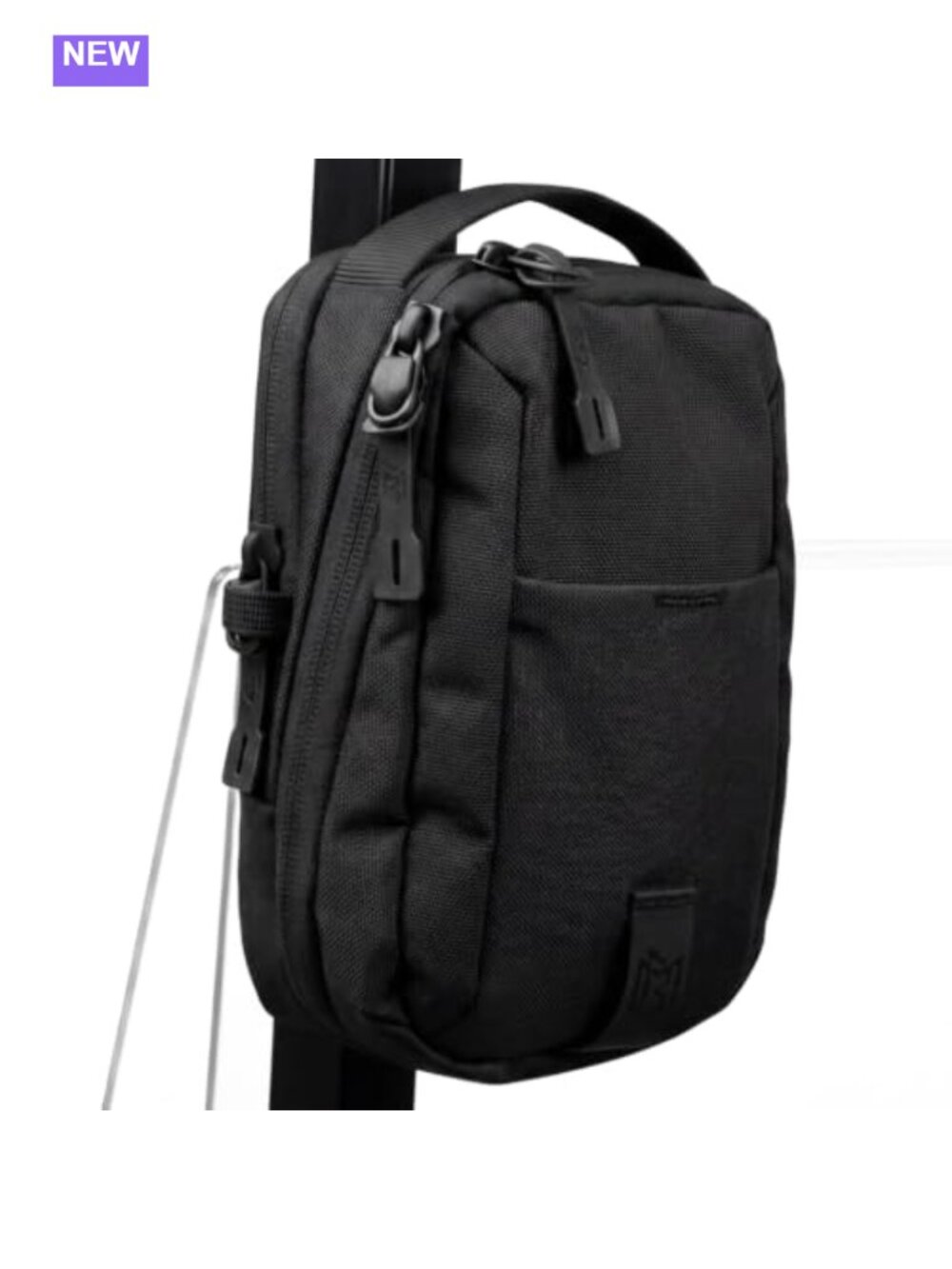 Magnetic Crossbody Sling Bag Water Resistant Nylon Golf Gym Travel